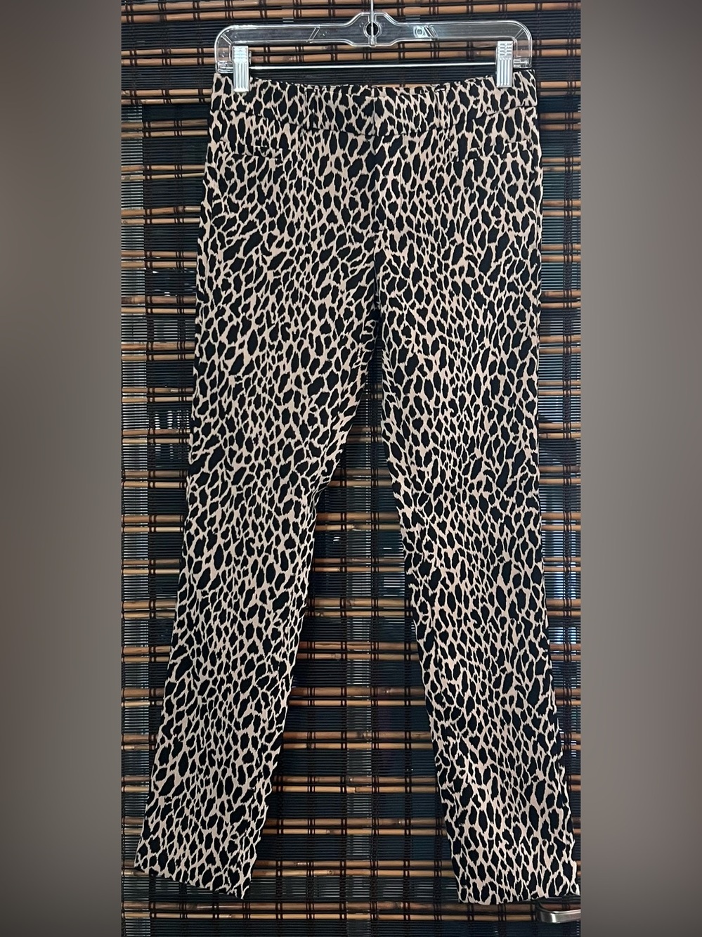 NWOT Sloan Mid-rise Animal Print Pants Sz 0